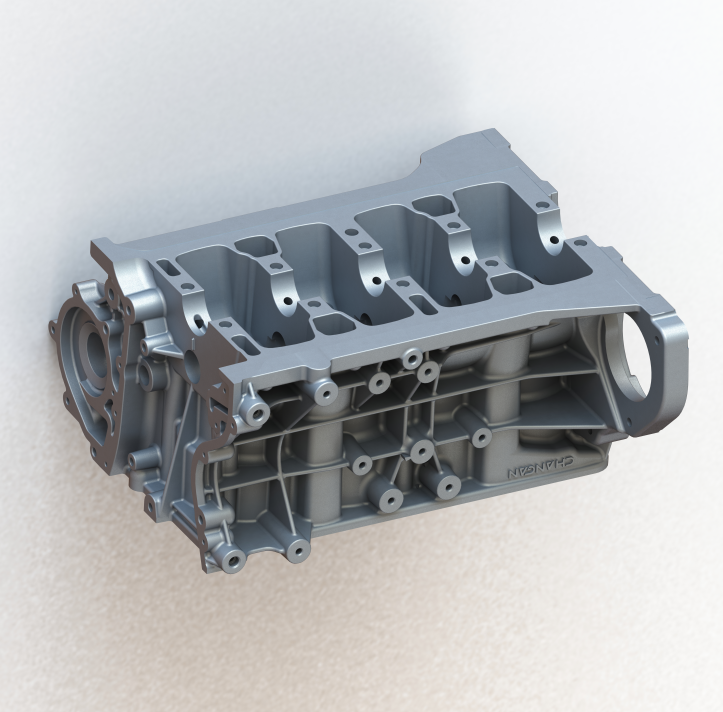  汽车发动机缸体